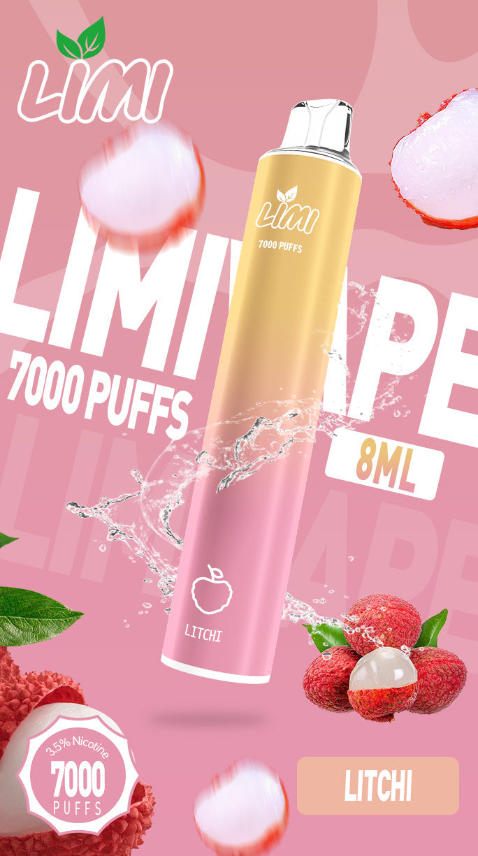 【買10贈1】LIMI拋棄式7000口 一次性電子霧化棒