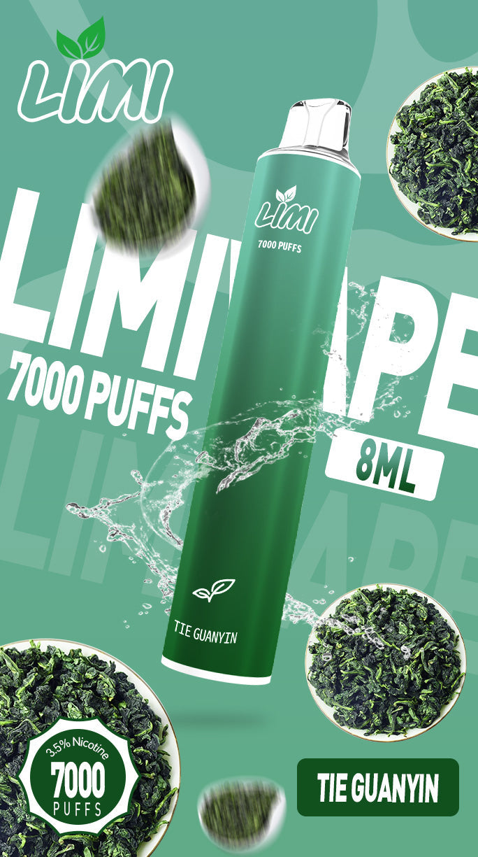 【買10贈1】LIMI拋棄式7000口 一次性電子霧化棒