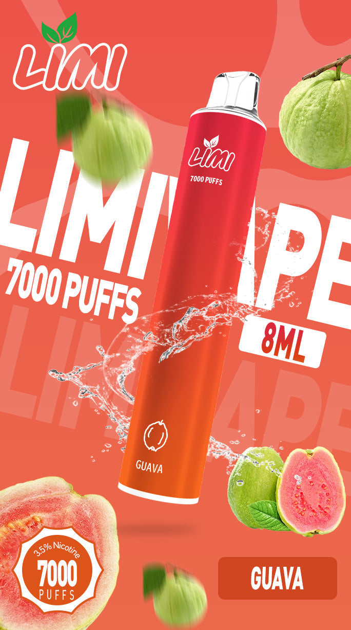 【買10贈1】LIMI拋棄式7000口 一次性電子霧化棒