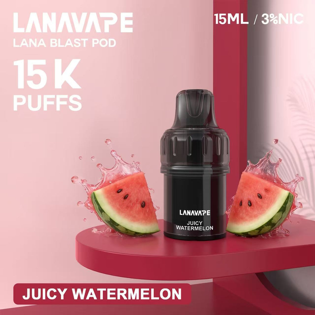 【買三贈主機】LANA換彈拋棄式 15000口 智能雙顯熒屏
