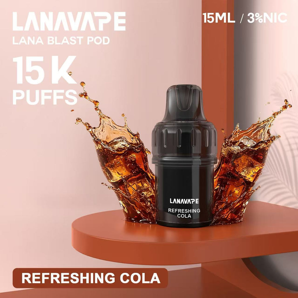 【買三贈主機】LANA換彈拋棄式 15000口 智能雙顯熒屏