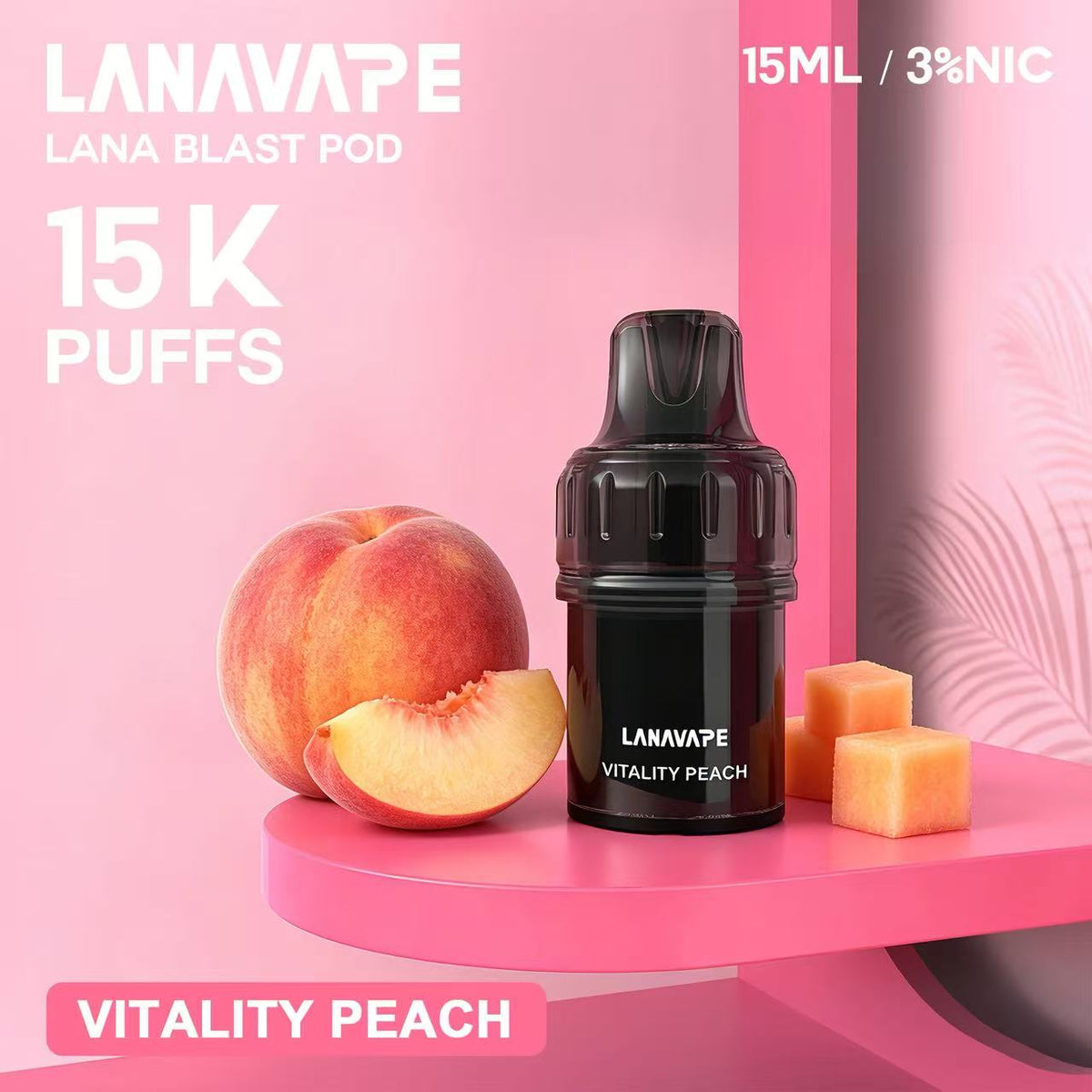 【買三贈主機】LANA換彈拋棄式 15000口 智能雙顯熒屏