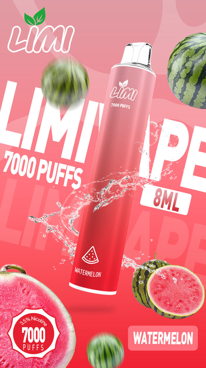 【買10贈1】LIMI拋棄式7000口 一次性電子霧化棒