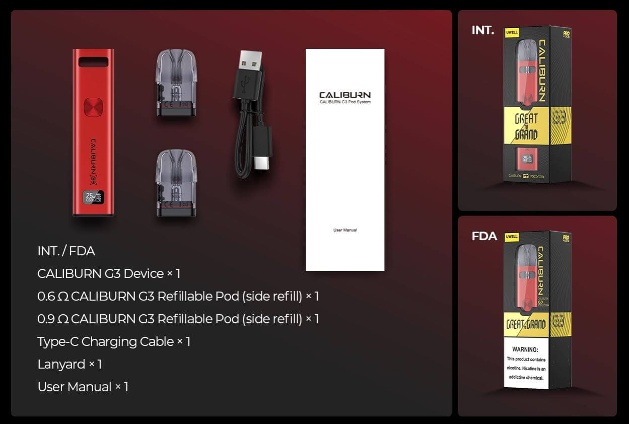 Uwell G3咖喱棒 注油主機套裝