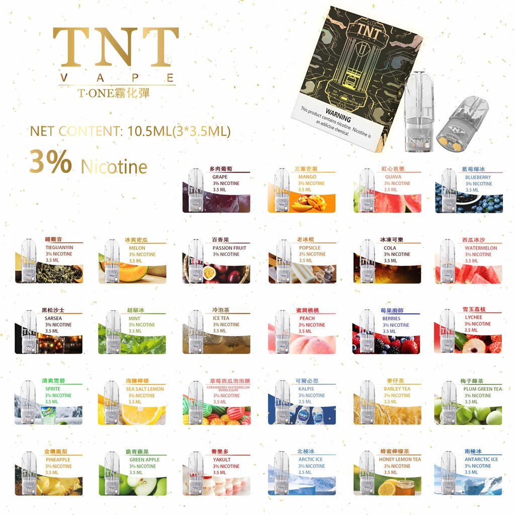 TNT煙彈 4ML 超大顆 一代通用 3入組