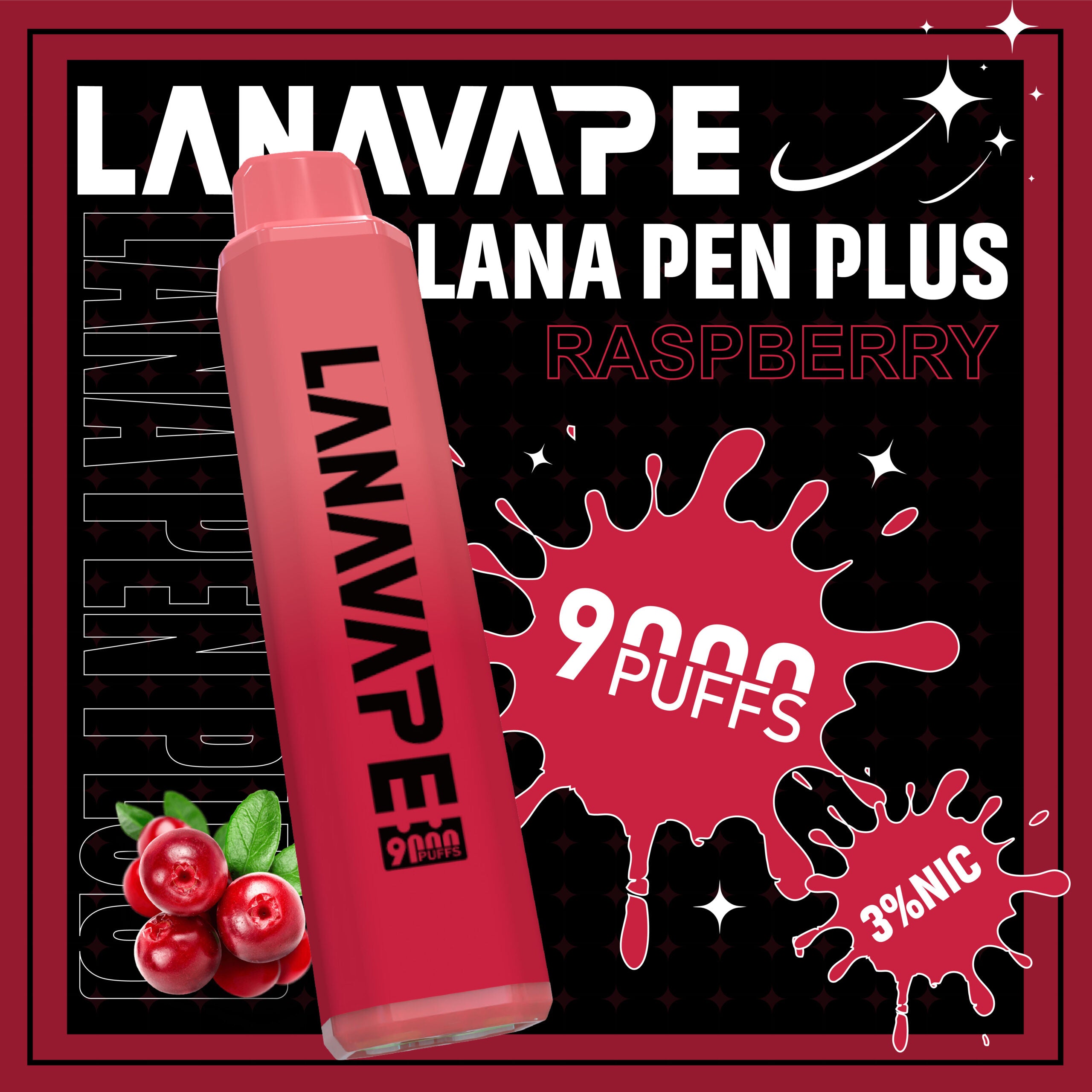 LANA拋棄式9000口 一次性電子煙 持久續航